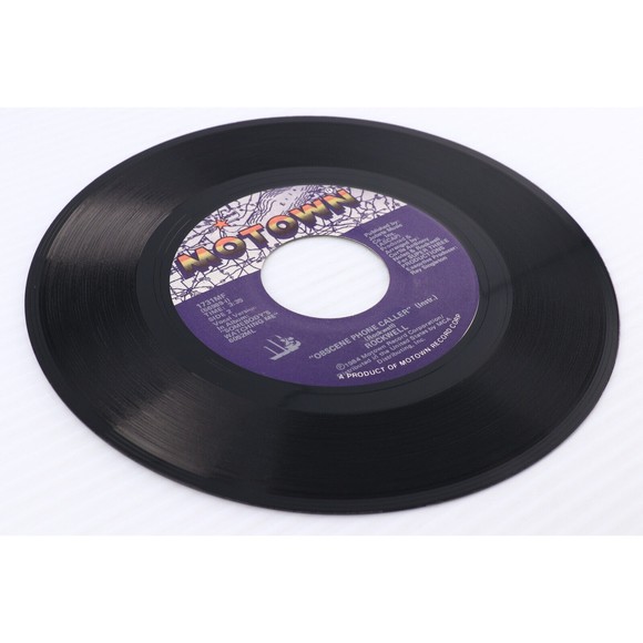 Rockwell - Obscene Phone Caller 1984 Electro-Funk 45 rpm 7" Single Record Motown - Picture 3 of 8